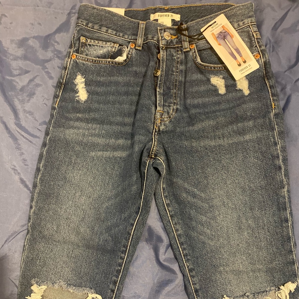 ripped mom jeans from Forever 21